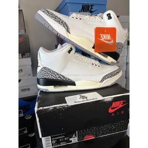 Air Jordan 3 Retro 2023 White Cement Reimagined, Size 8.5 Brand New